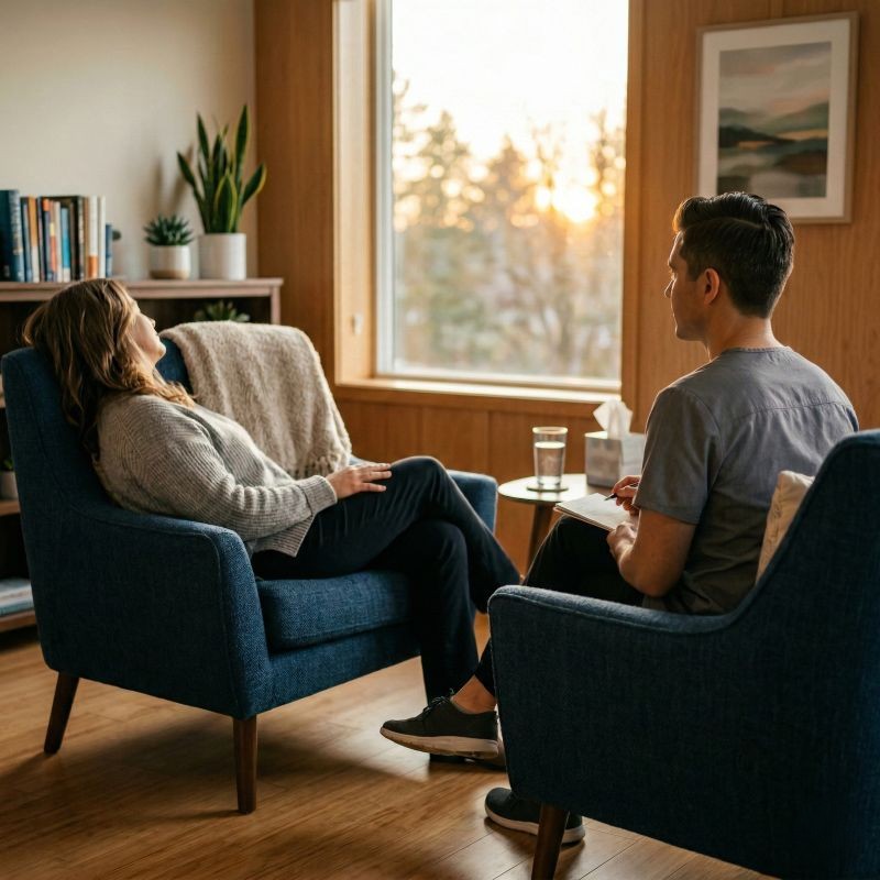 Clinical consultation room at Neuro Reset Clinic